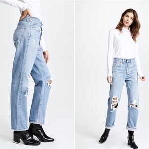 AGOLDE 90’s Mid Rise Straight Fit Jeans in Fall Out size 24